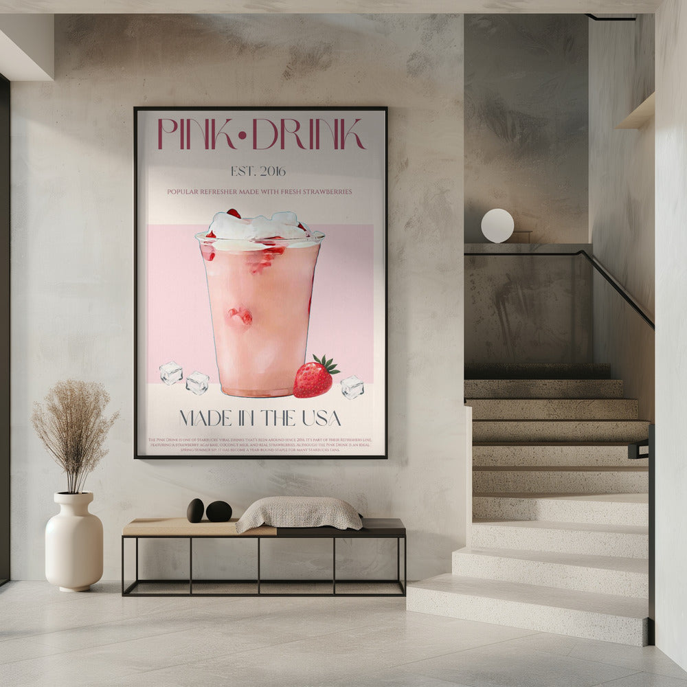 Pink Drink Print | Poster