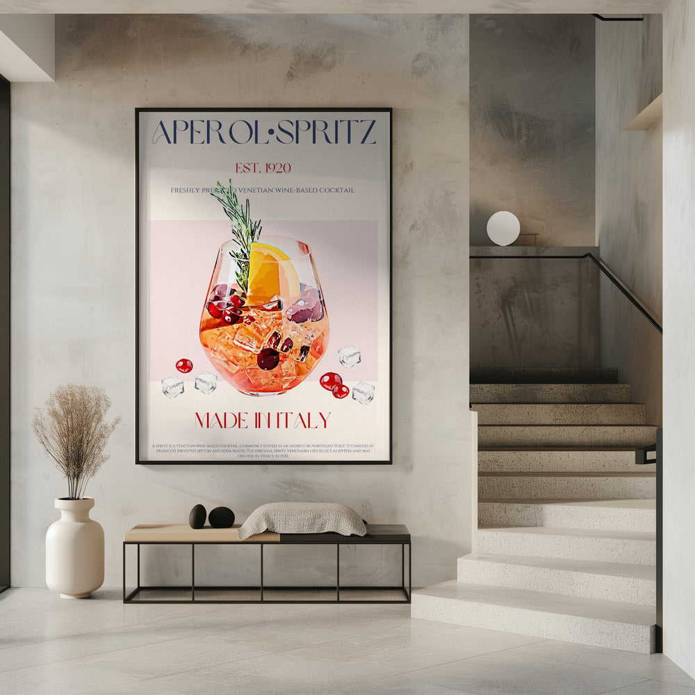 Aperol Spritz Cocktail | Poster