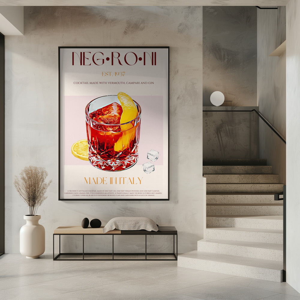 Negroni Delight | Poster