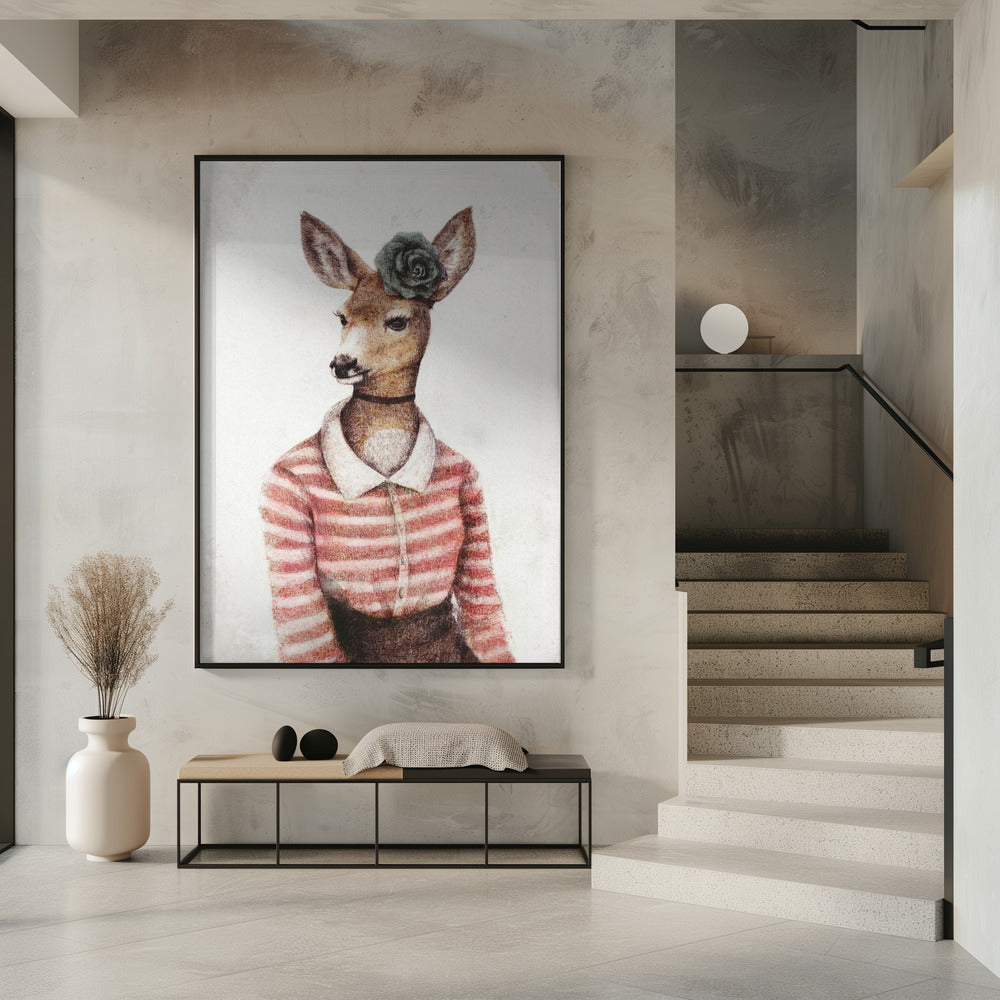 A Deer With A Human Body Shape | Poster