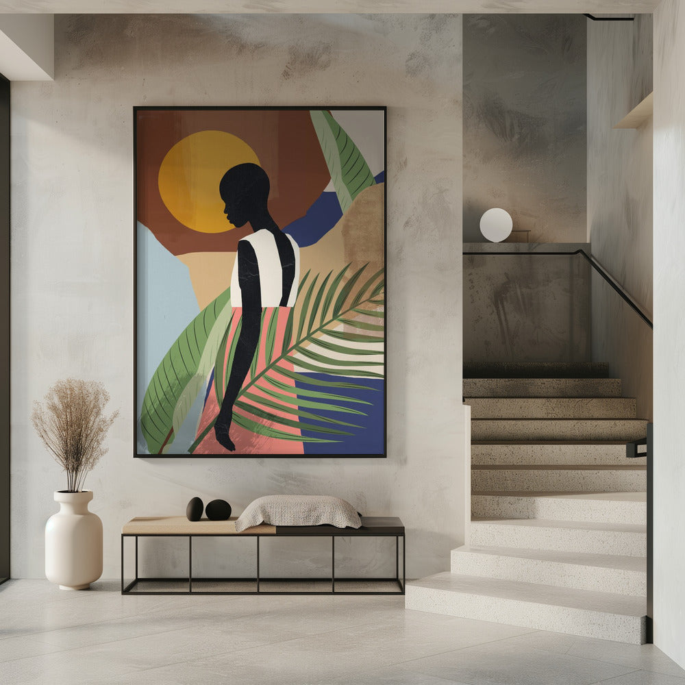 Tropical Girl Shape | Poster