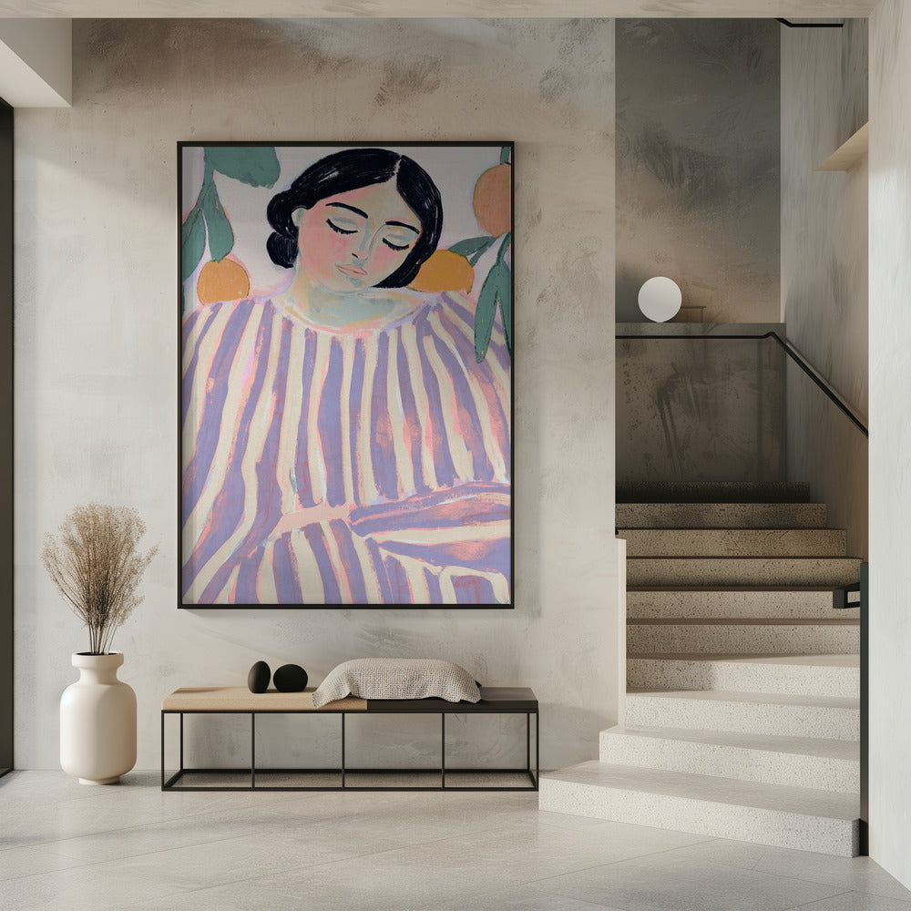 Sleeping in Stripes | Poster