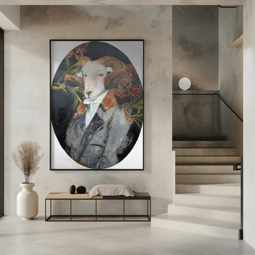 Regal Ram Portrait | Poster