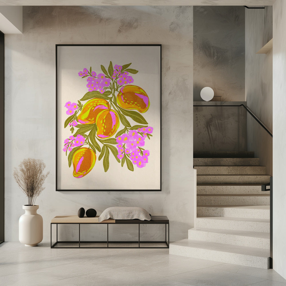 Vibrant Mangoes | Poster