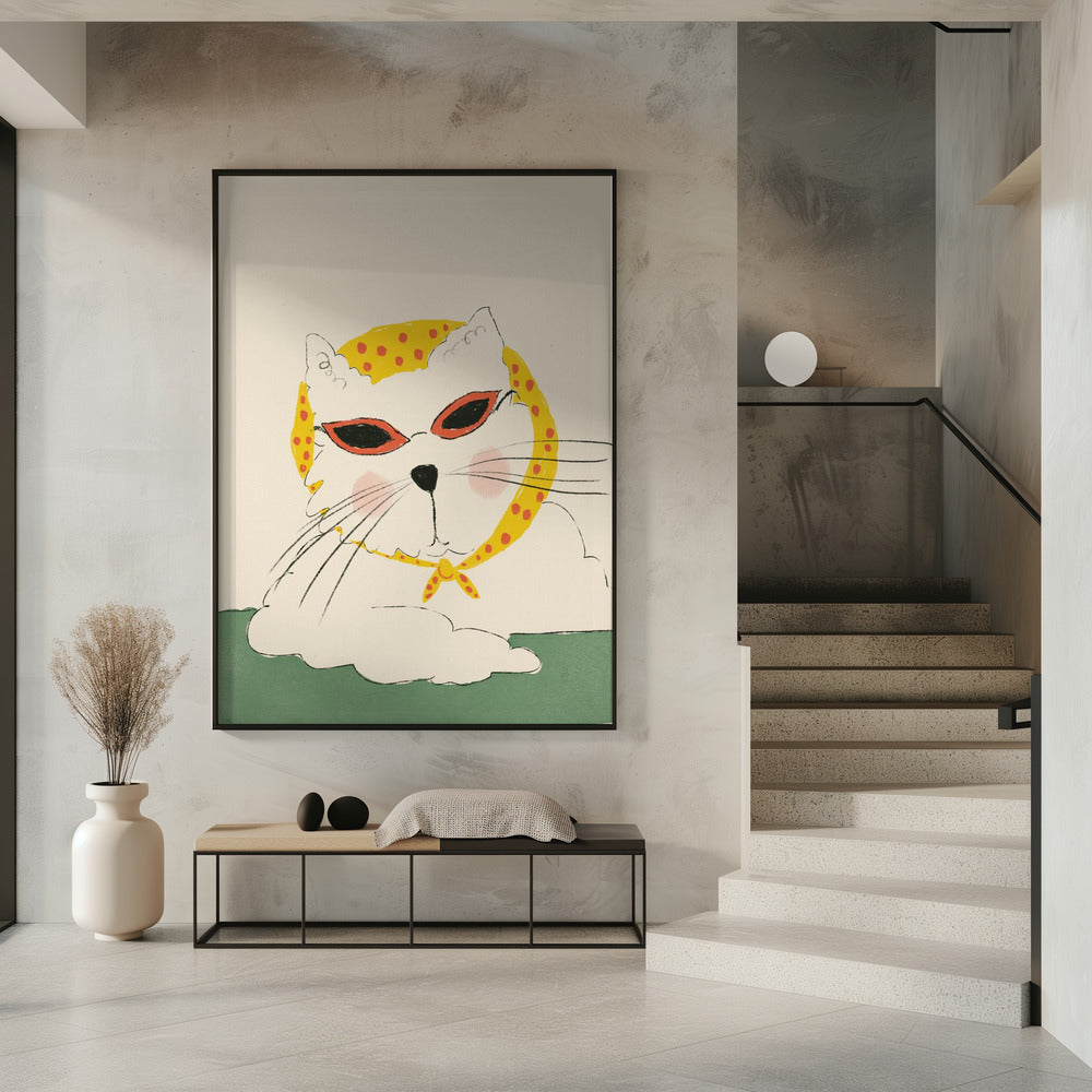 Chic Feline Pose | Poster