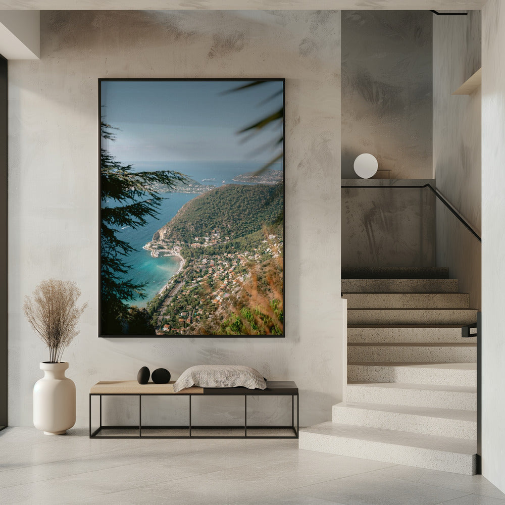 Green Hills And Turquoise Waters | Poster