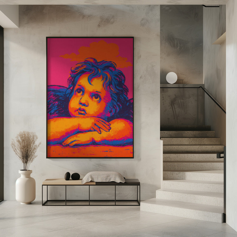Vibrant Cherub Dreams | Poster