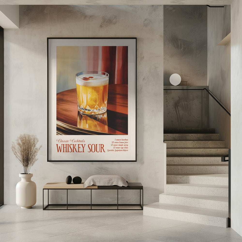 Classic Cocktails - Whiskey Sour | Poster