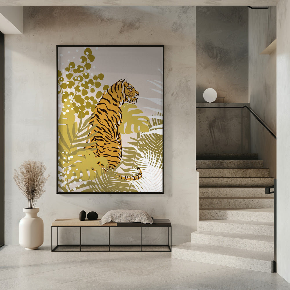 Tiger By Cats and Dotz 30 X 42 Inches | Poster