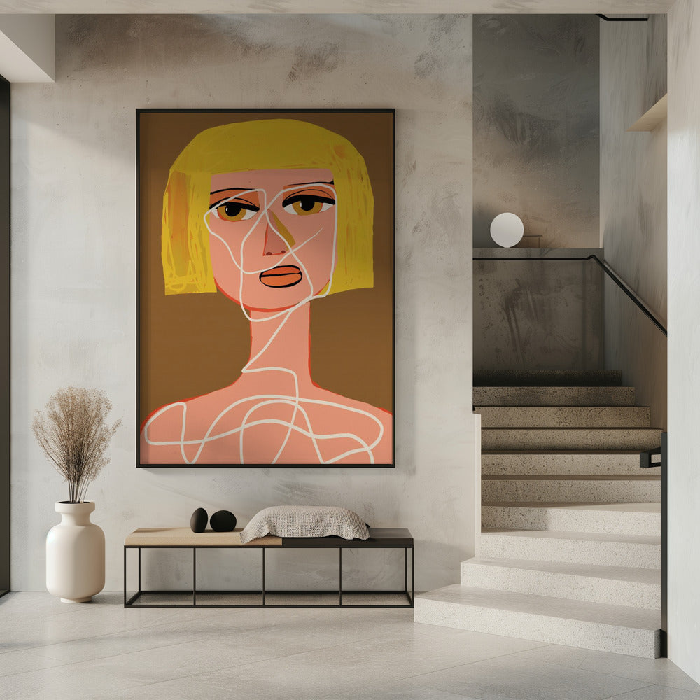 Tied up woman Tangled | Poster