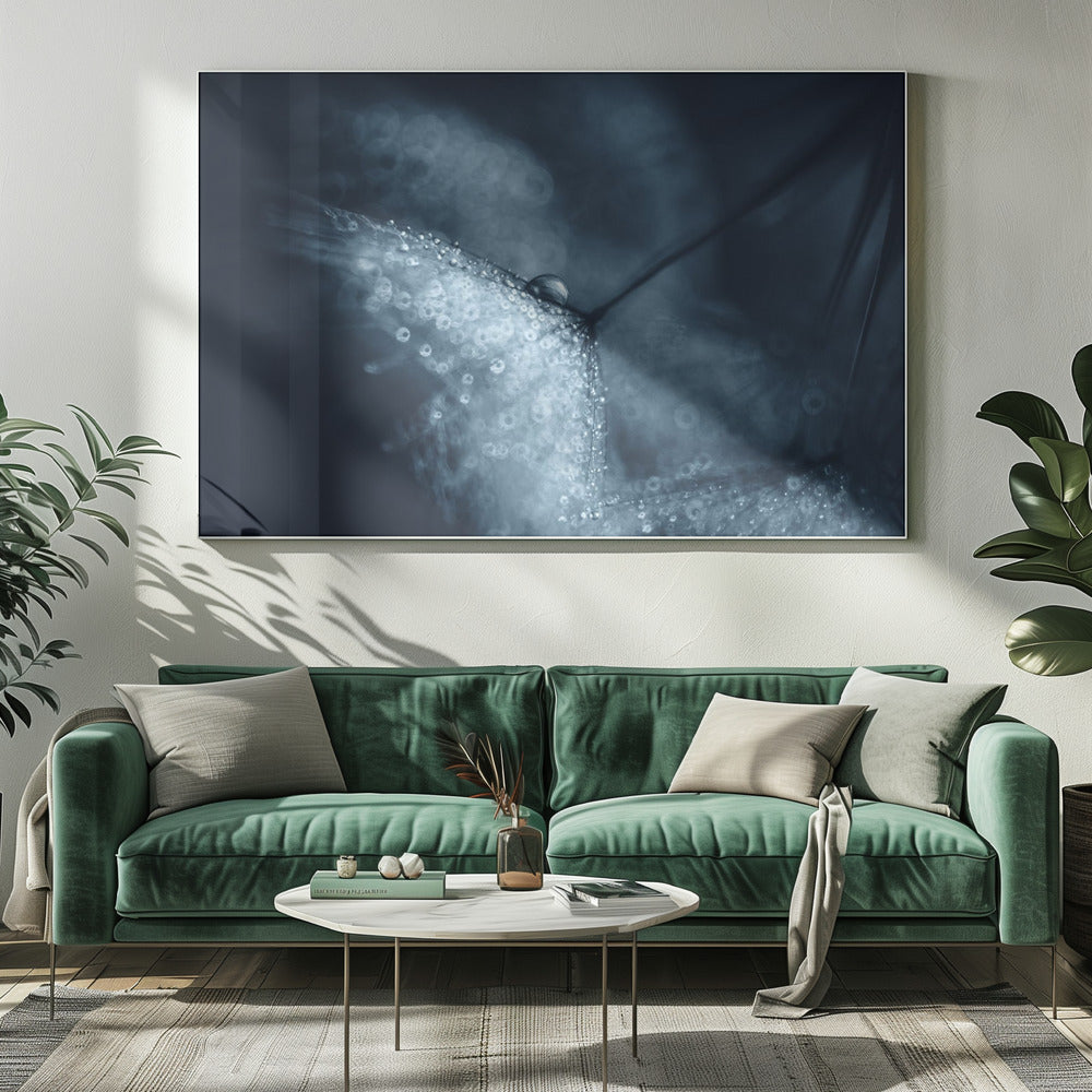 Blue dandelions | Canvas
