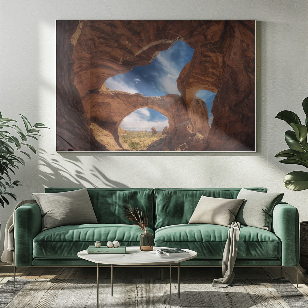 Double arch. | Canvas