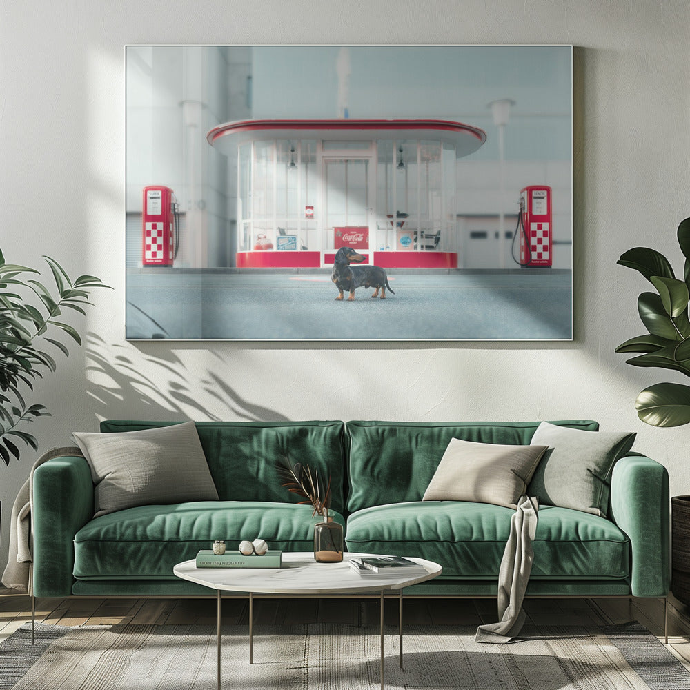 Der Tankwart | Canvas