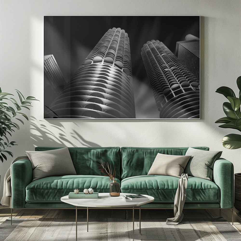 Marina City (Corn Cob) | Canvas
