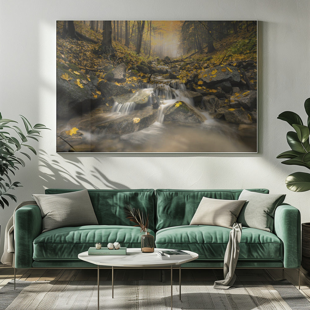 Autum Stream | Canvas