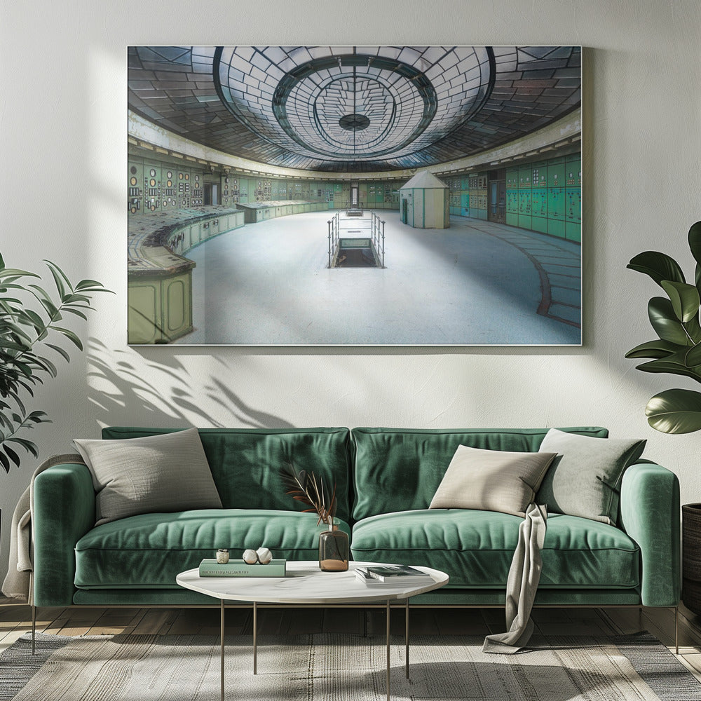 Abandoned Art Deco Control Room | Canvas