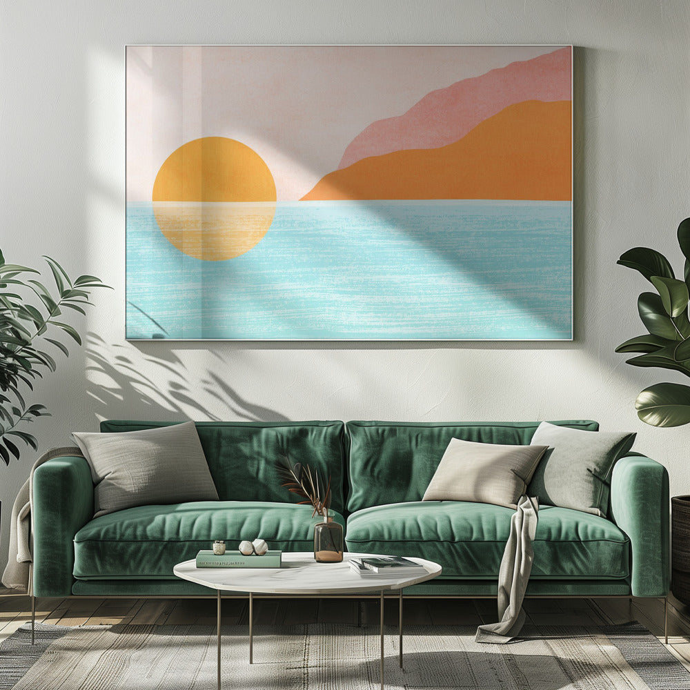 Island Sunset | Canvas