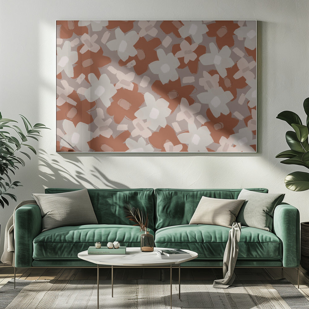 Floral Harmony Burst | Canvas