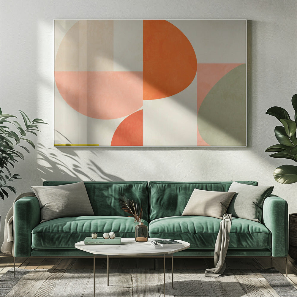 Summer Circles22 2 V | Canvas