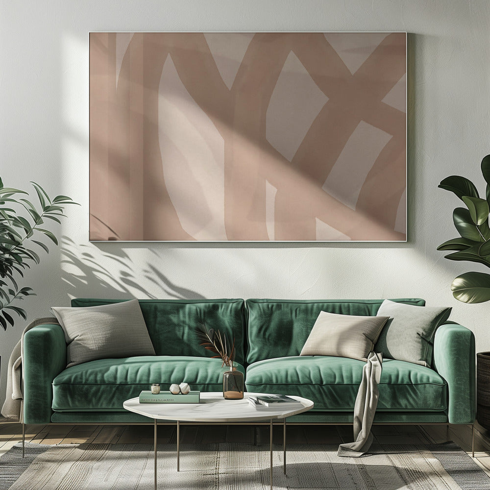 Neutral Abstract Watercolor In Nude and Pastel  9 | Canvas