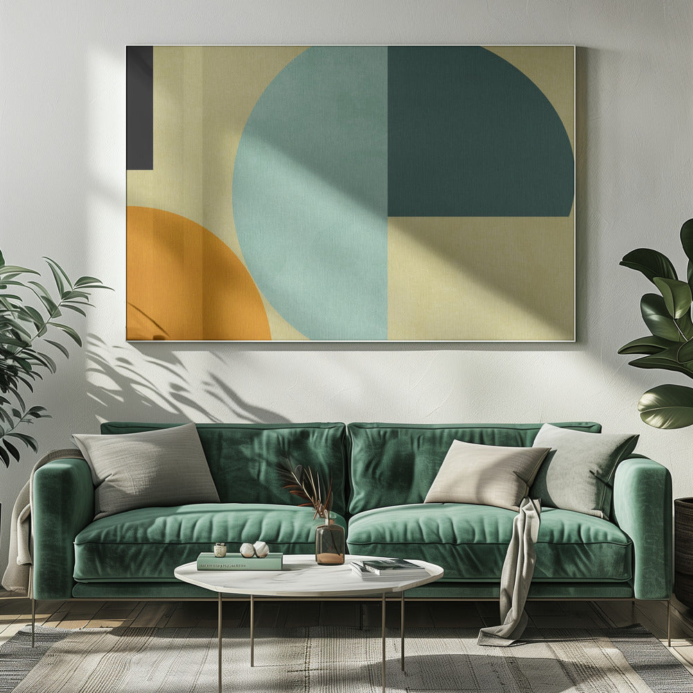 Rainbow Plus Shapes3 | Canvas