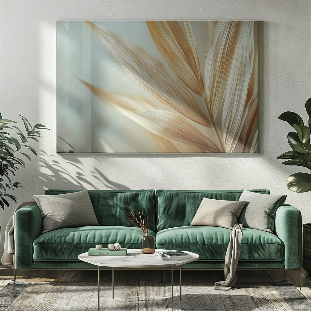 Golden Leaves Harmony | Canvas