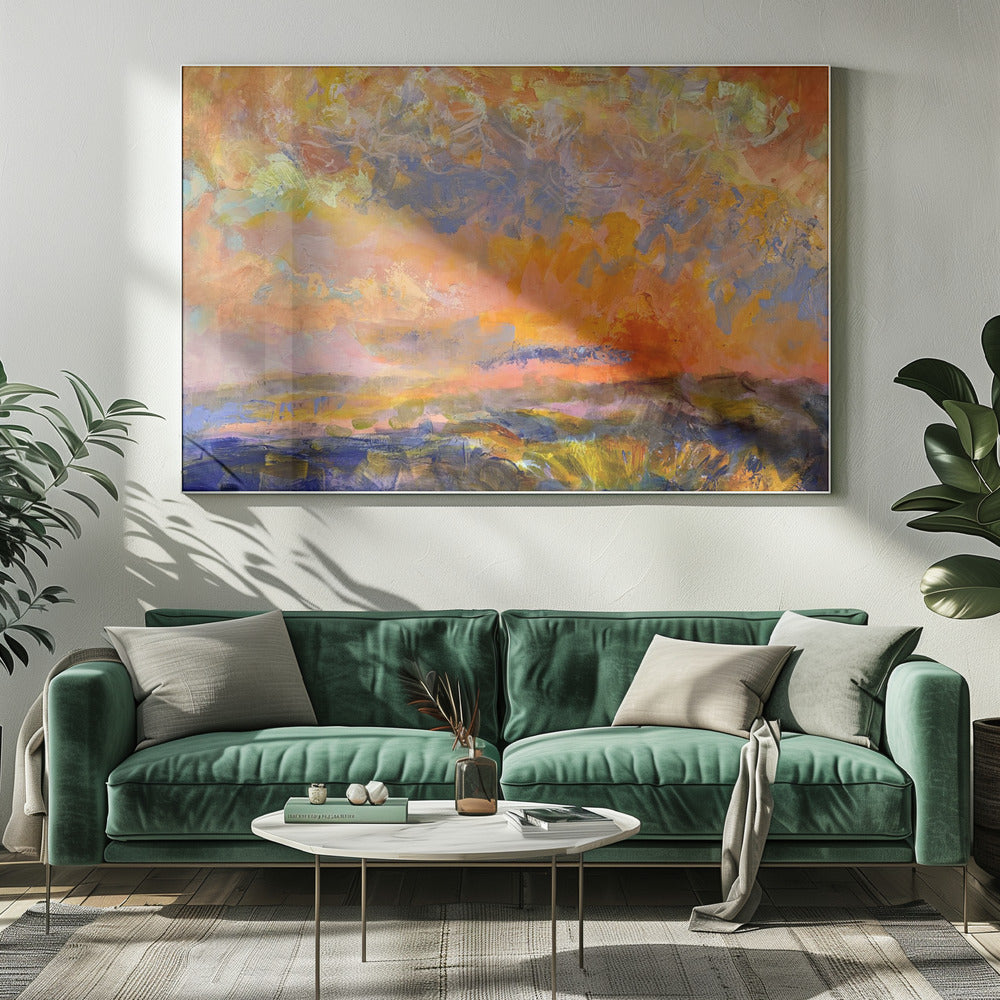 Fiery Dusk Skies | Canvas