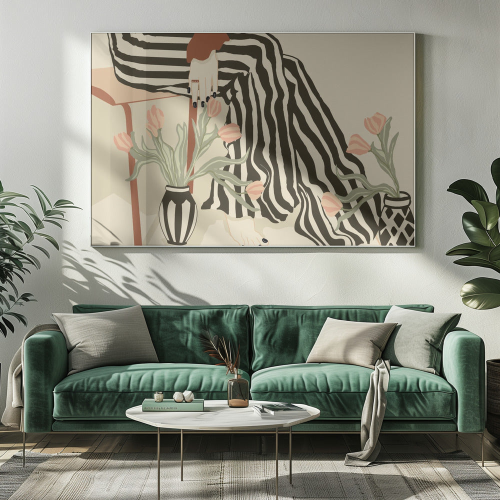 Tulips By My Feet | Canvas