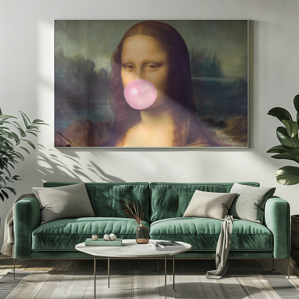Mona Lisa Bubble Gum | Canvas