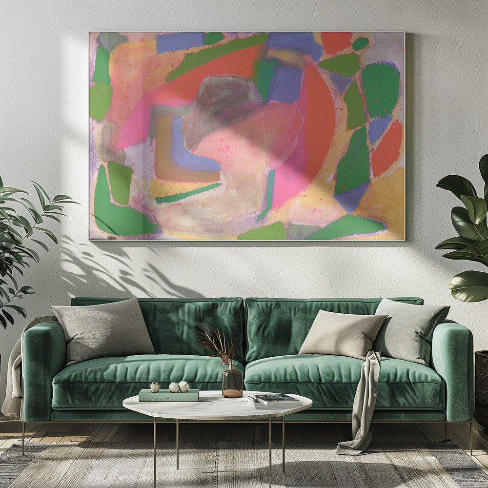 Watercolour & pastel Abstract | Canvas