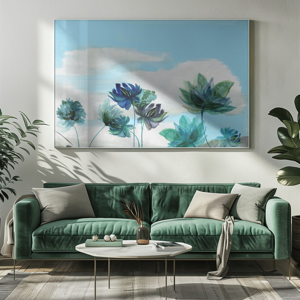 Azure Bloom Horizon | Canvas