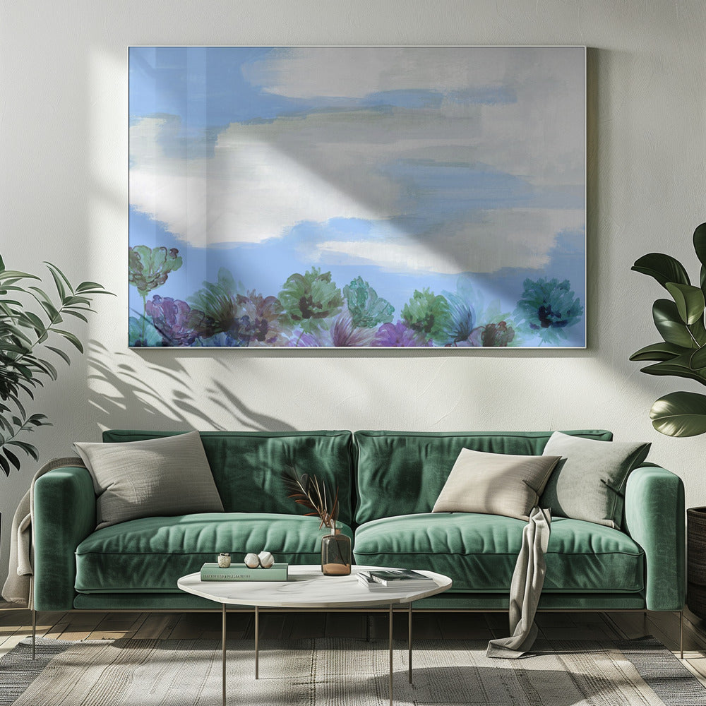 Whispering Wildflowers Sky | Canvas