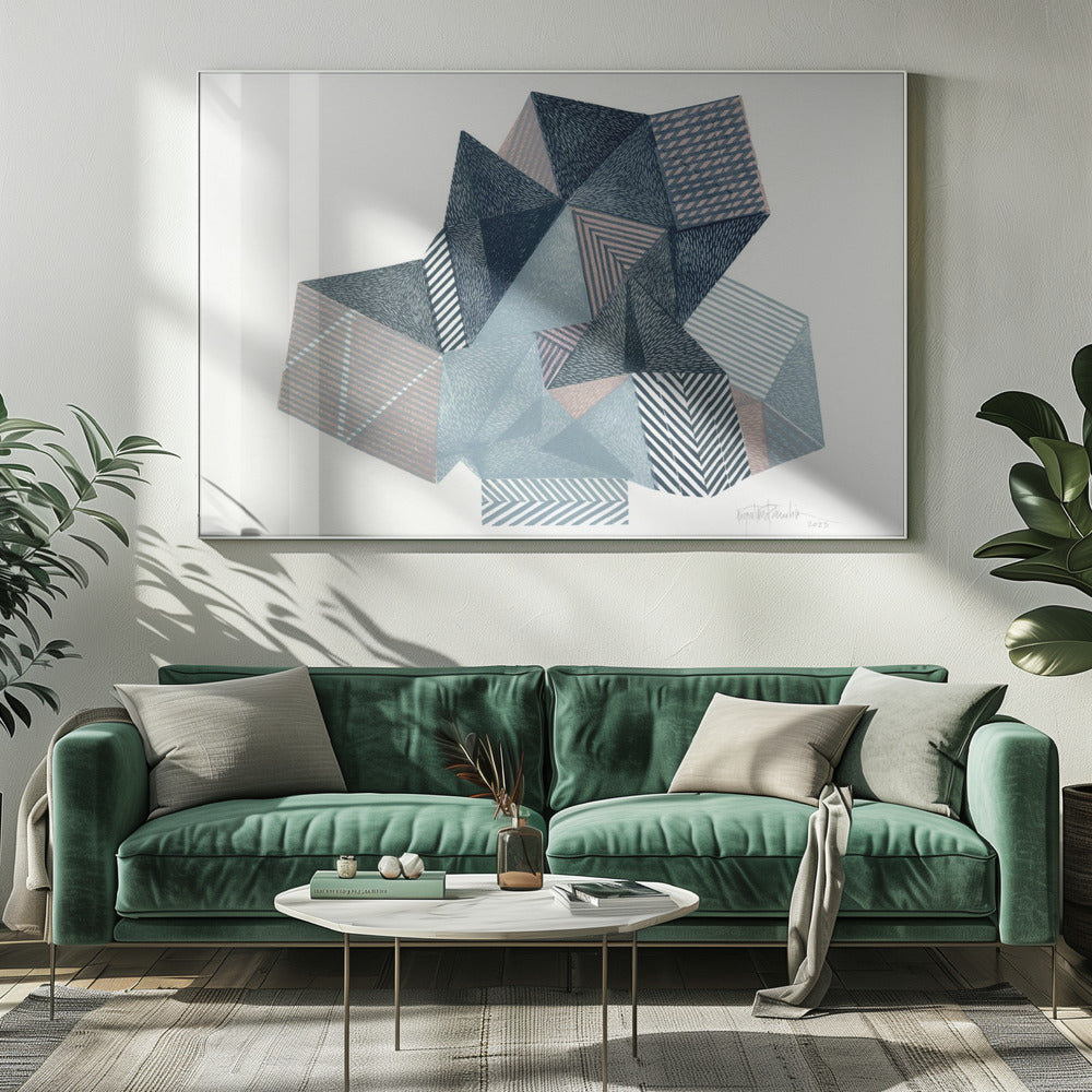 Polygonal shape I. | Canvas