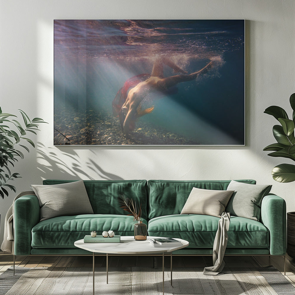 Dives in beams | Canvas