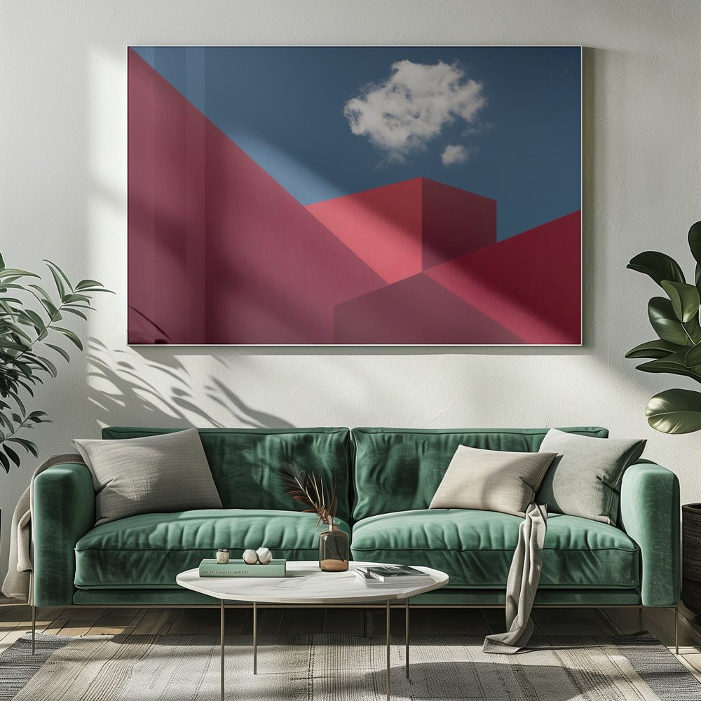 Red Shapes | Canvas