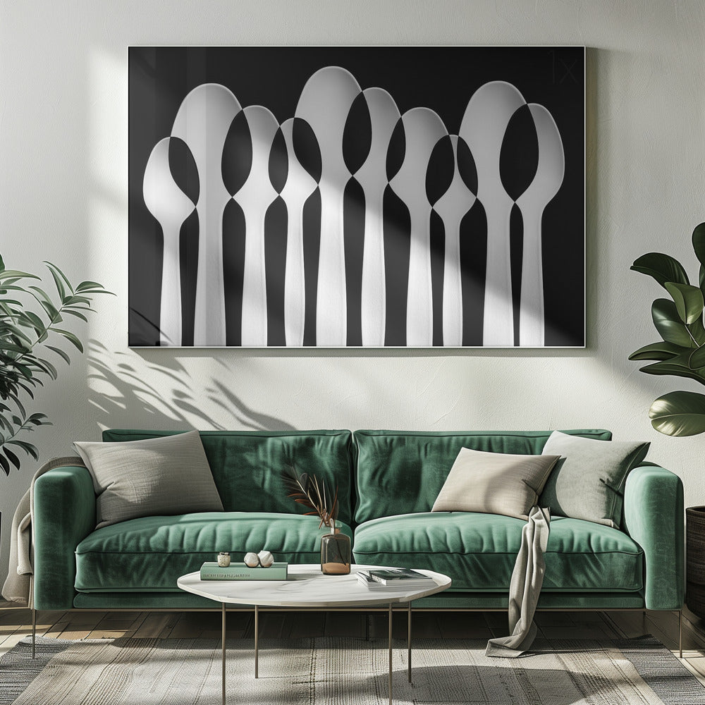 Spoons Abstract:  Forest | Canvas