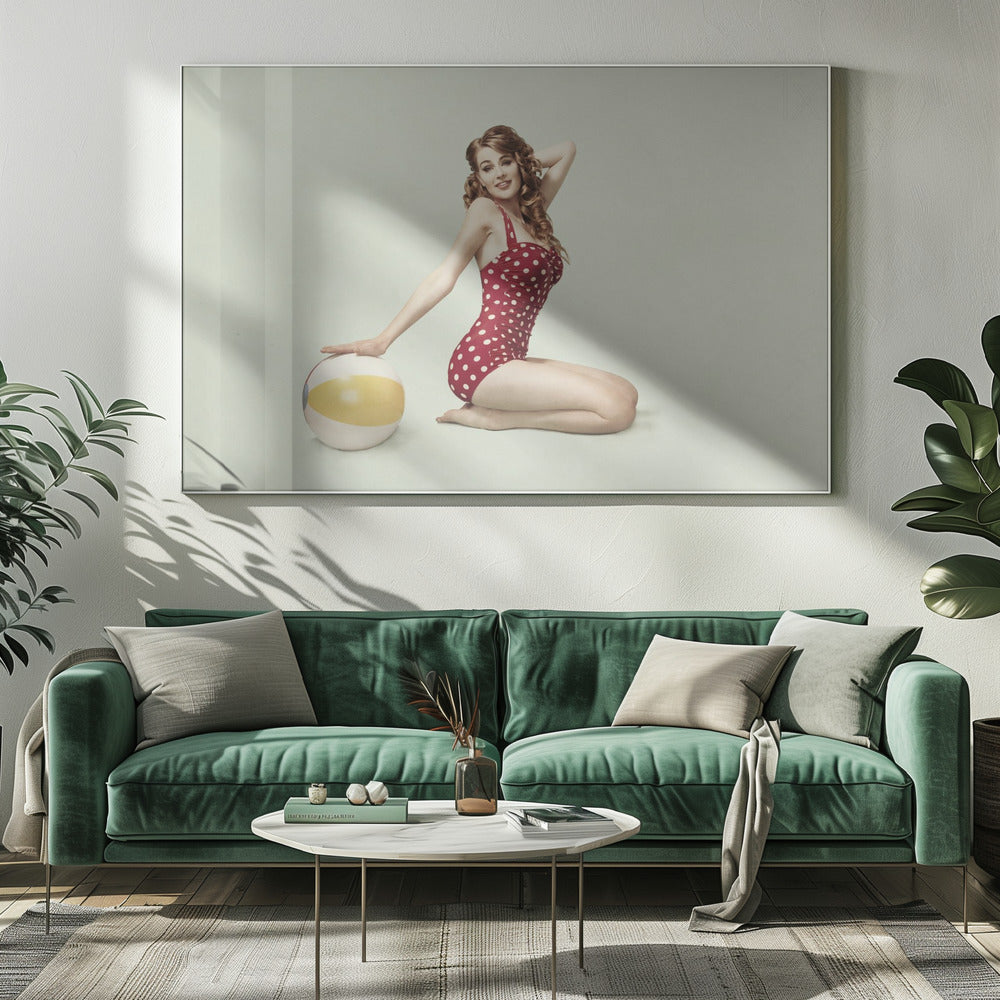 Beach Pin up | Canvas