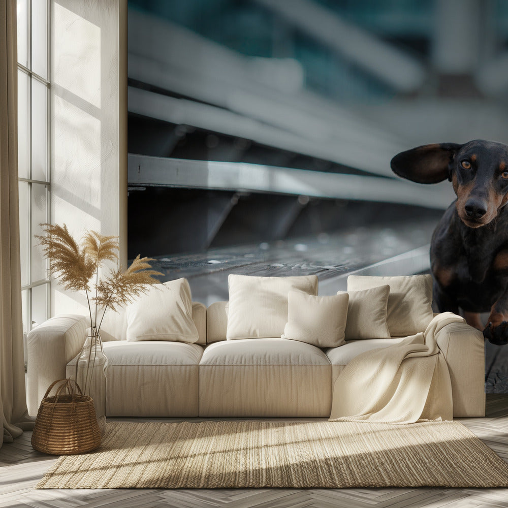 Ein kleiner Hund läuft durch die Welt.... | Wallpaper