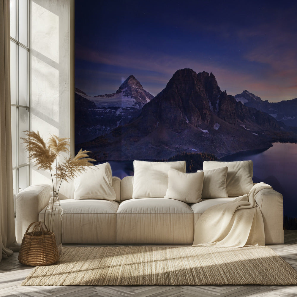 Twilight at Mount Assiniboine | Wallpaper