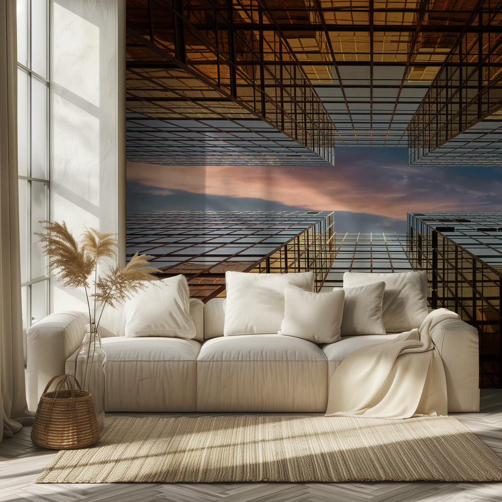 Golden Mirrors | Wallpaper