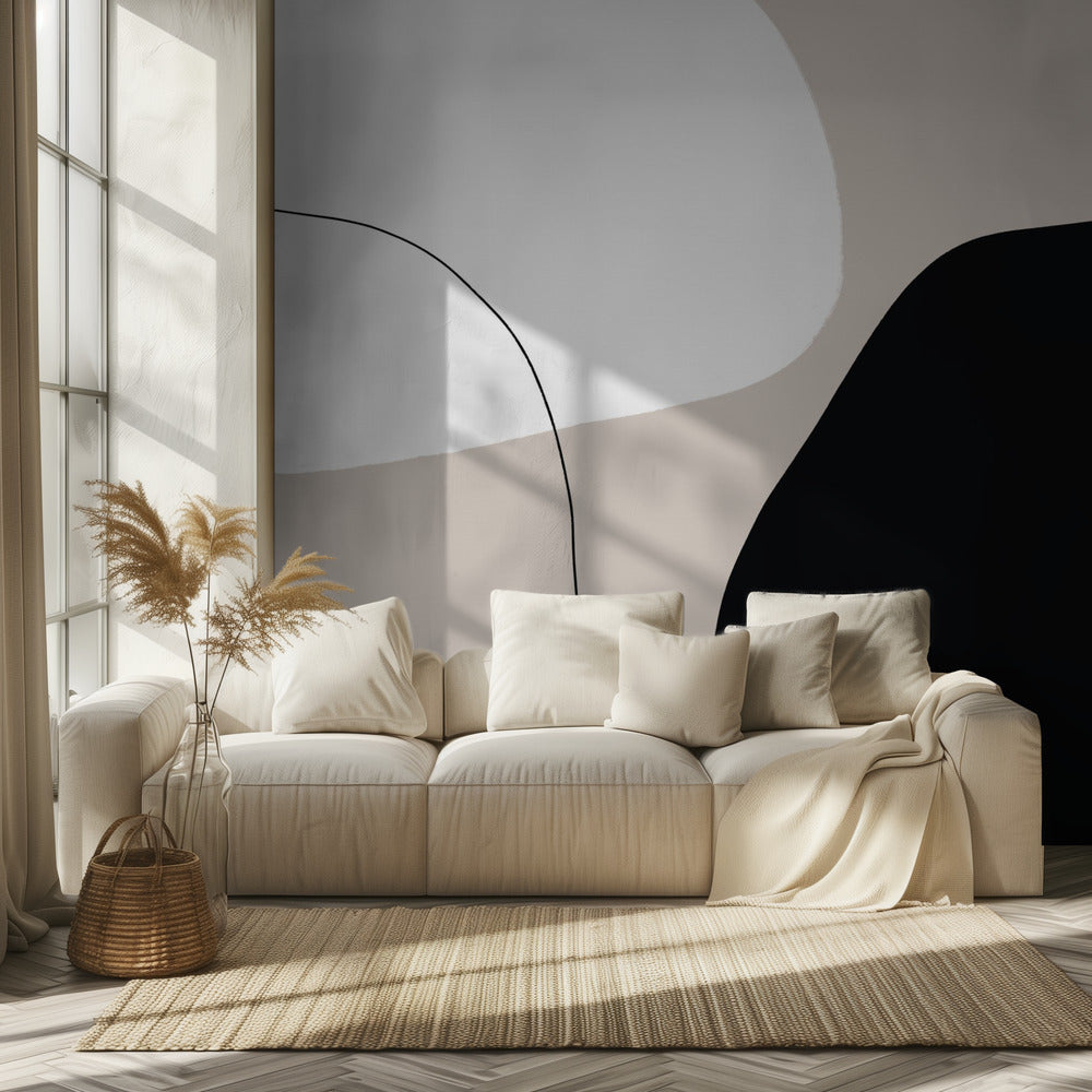 Black And White Shapes | Wallpaper