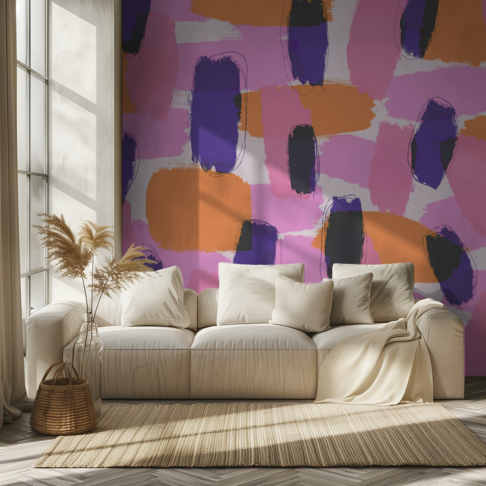 Bold Color Strokes | Wallpaper