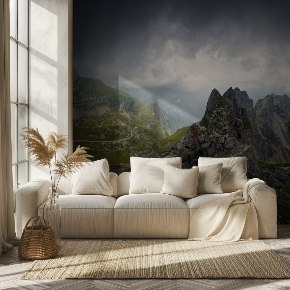 Bizarre Mountain Panorama | Wallpaper