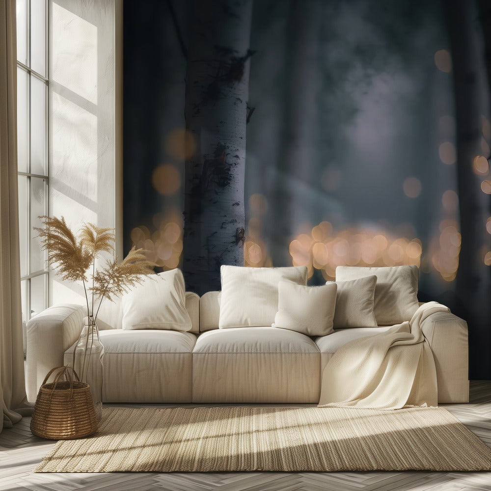 Enchanted Glow Forest | Wallpaper