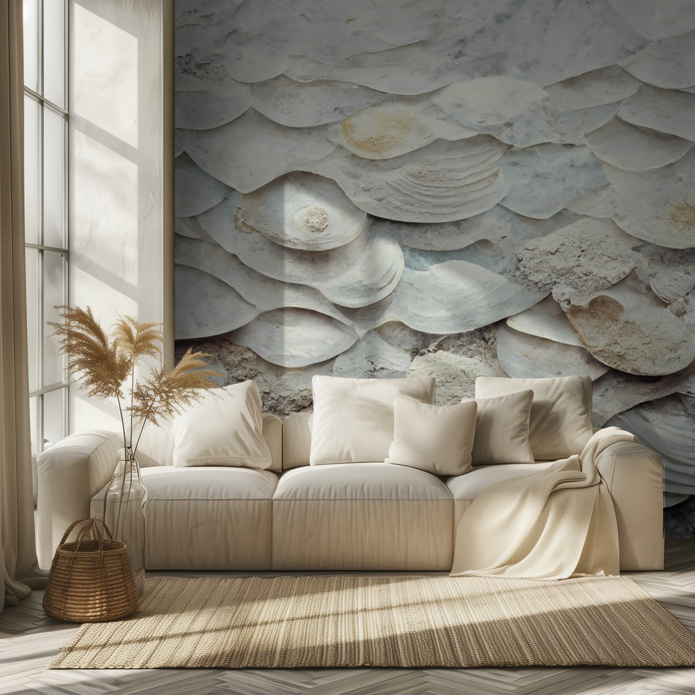 Shell Harmony Wall | Wallpaper
