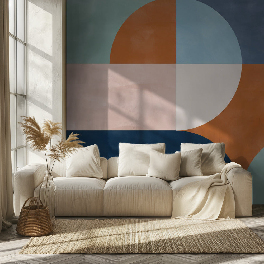 Aesthetic Geometric Shapes | Wallpaper