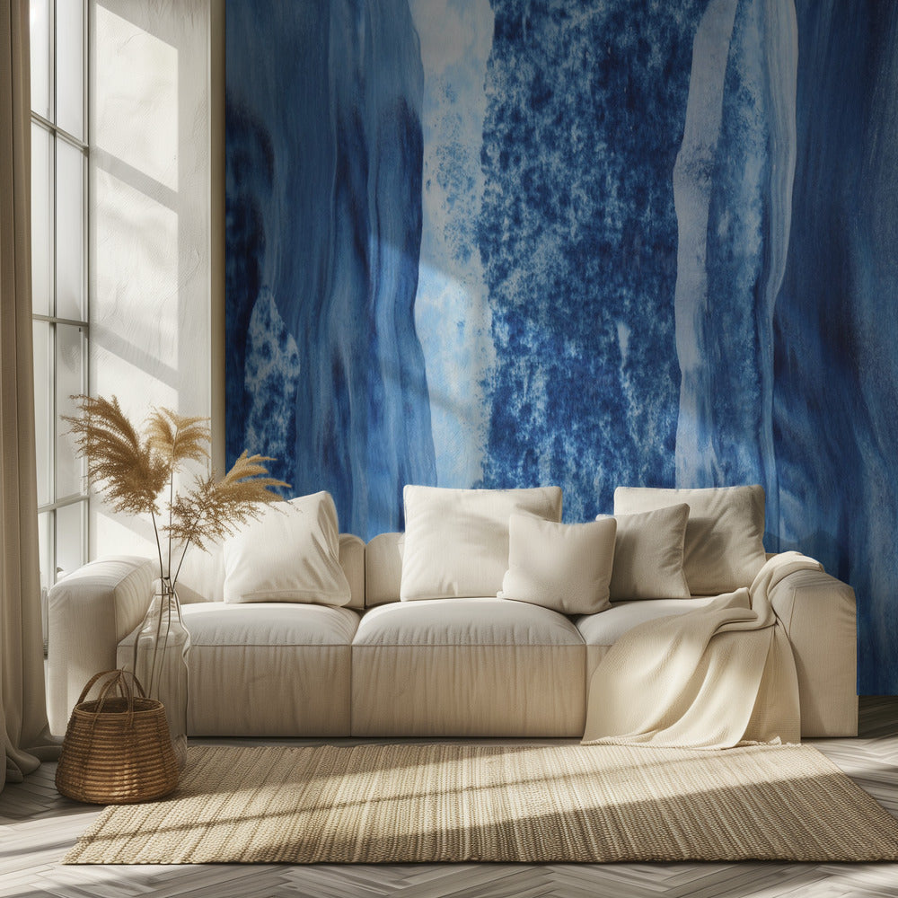 Blue Cascade Veils | Wallpaper