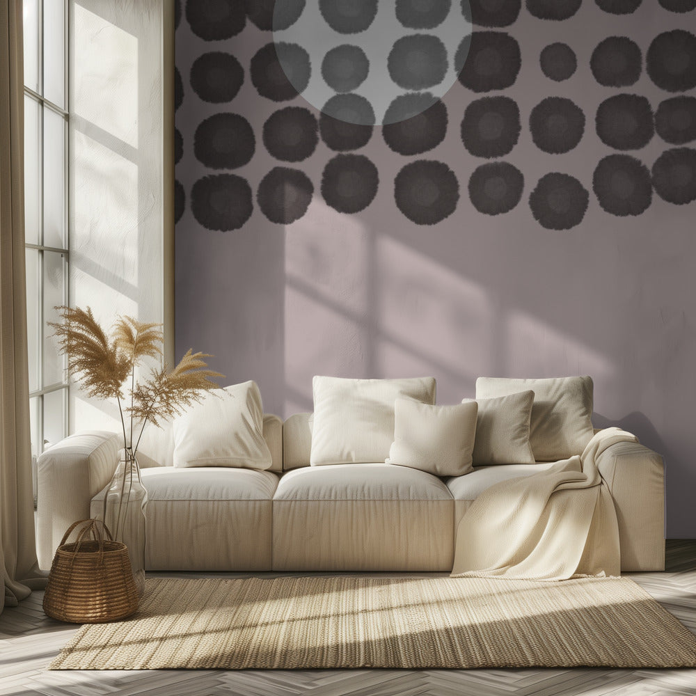 Hidden Moon N°3 | Behind the Clouds | Wallpaper