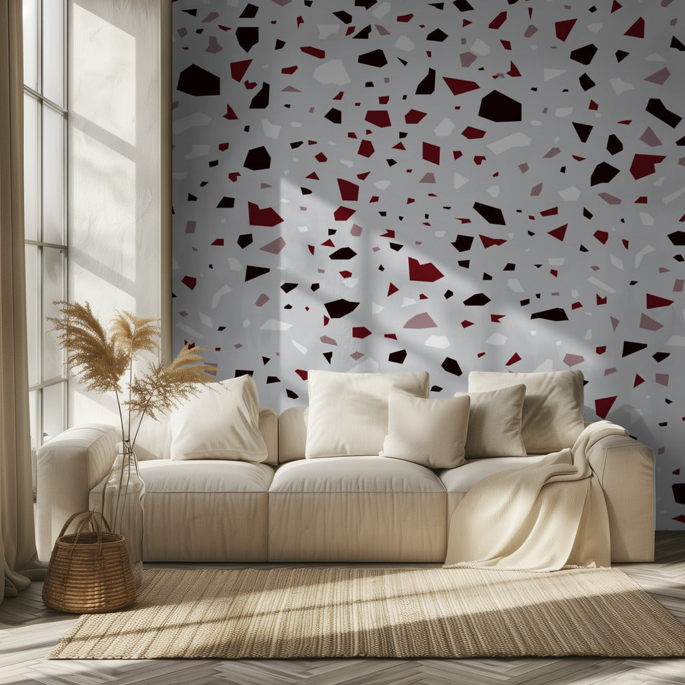 Speckles_Rose Grey | Wallpaper