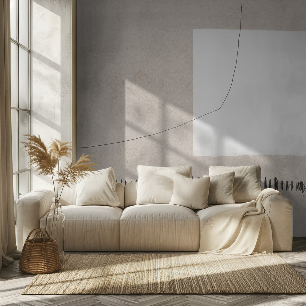 White Rectangle Contrasting | Wallpaper